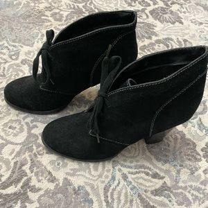 Naturalizer Suede Heel Booties